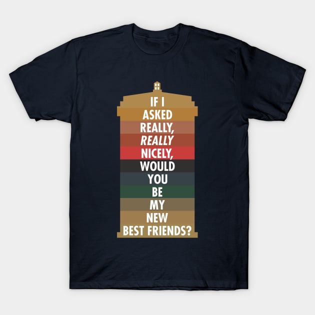 My New Best Friends? T-Shirt by MrPandaDesigns